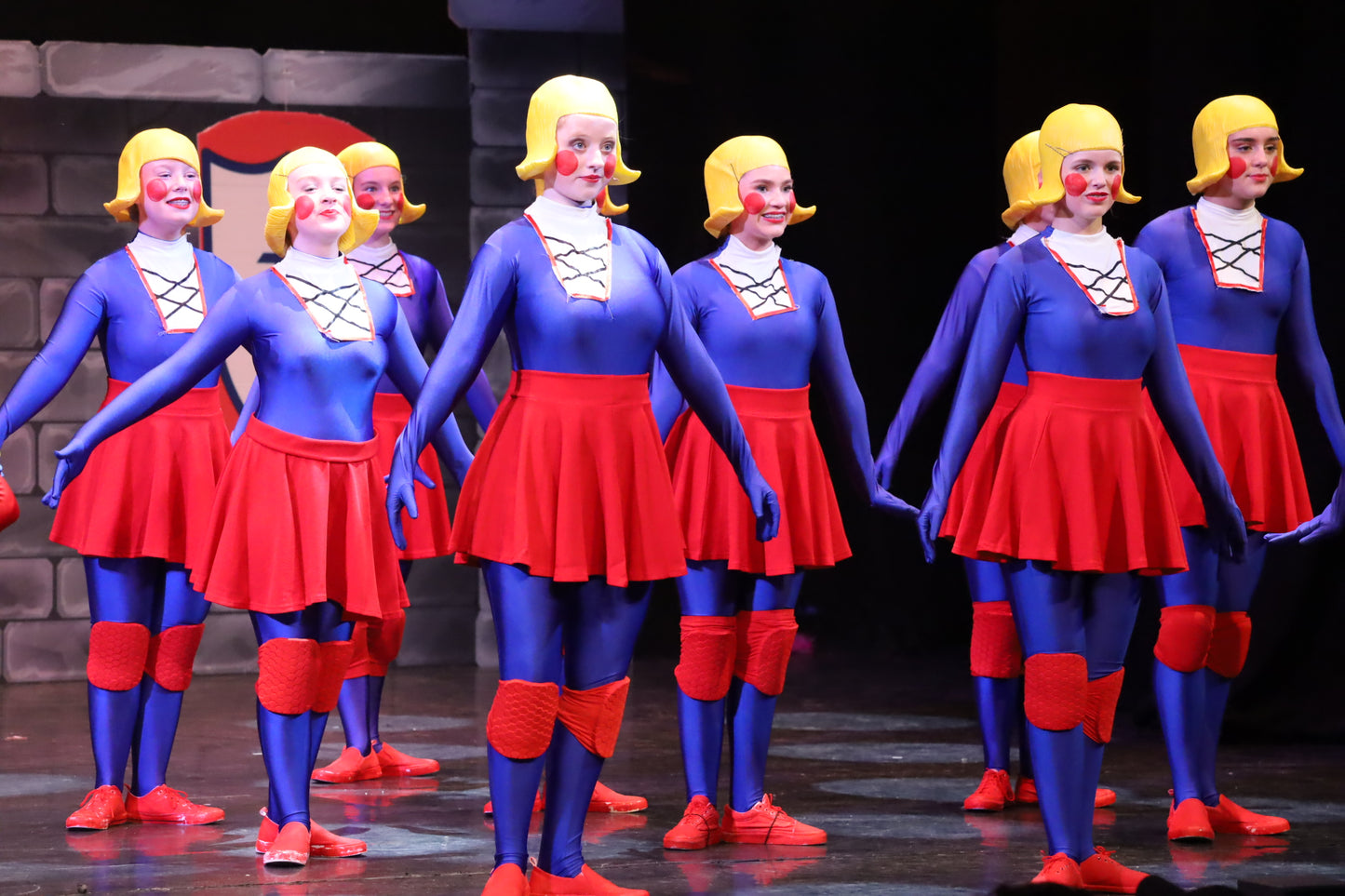 Duloc Dancers with Wigs