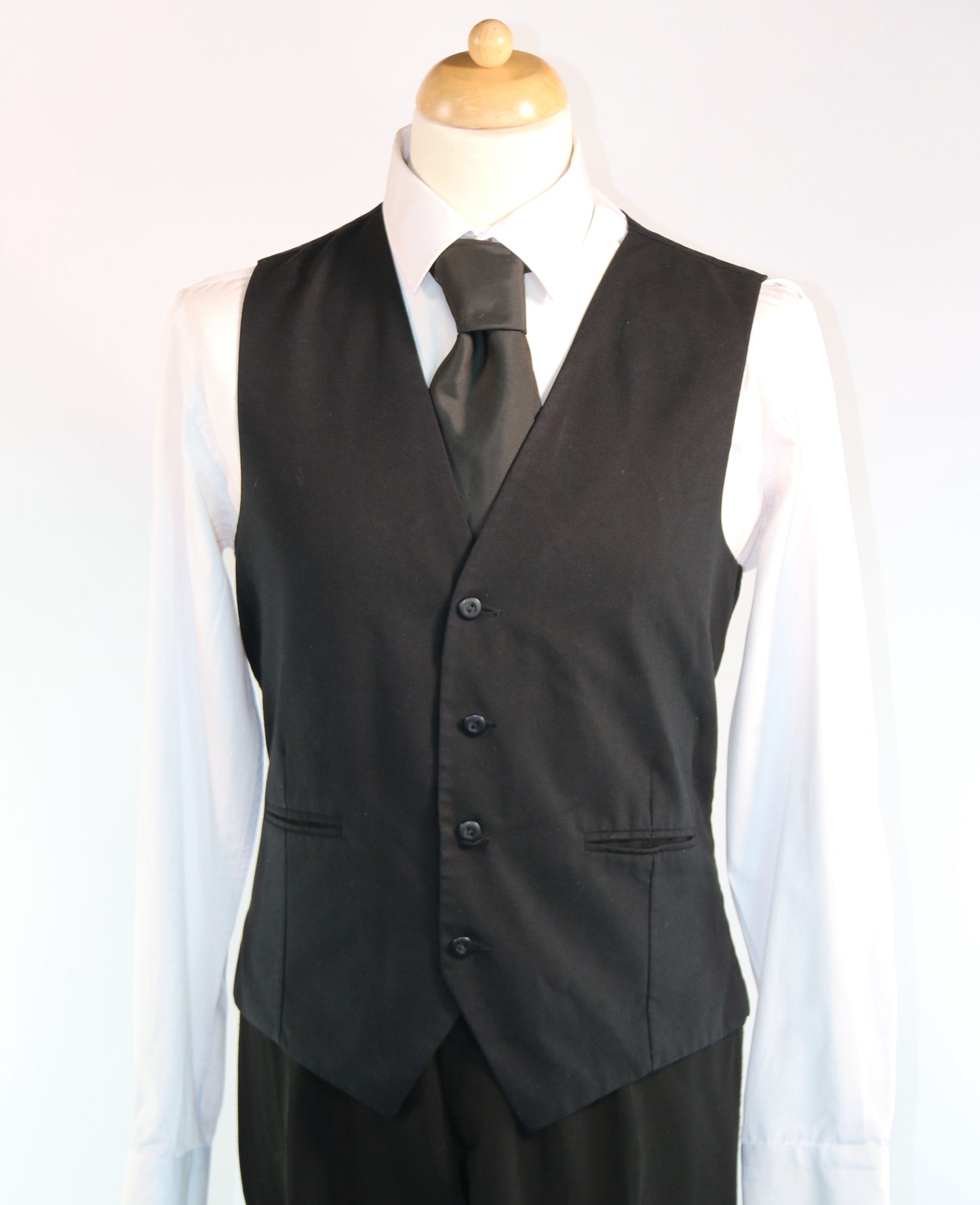 Black Waistcoat Various Styles