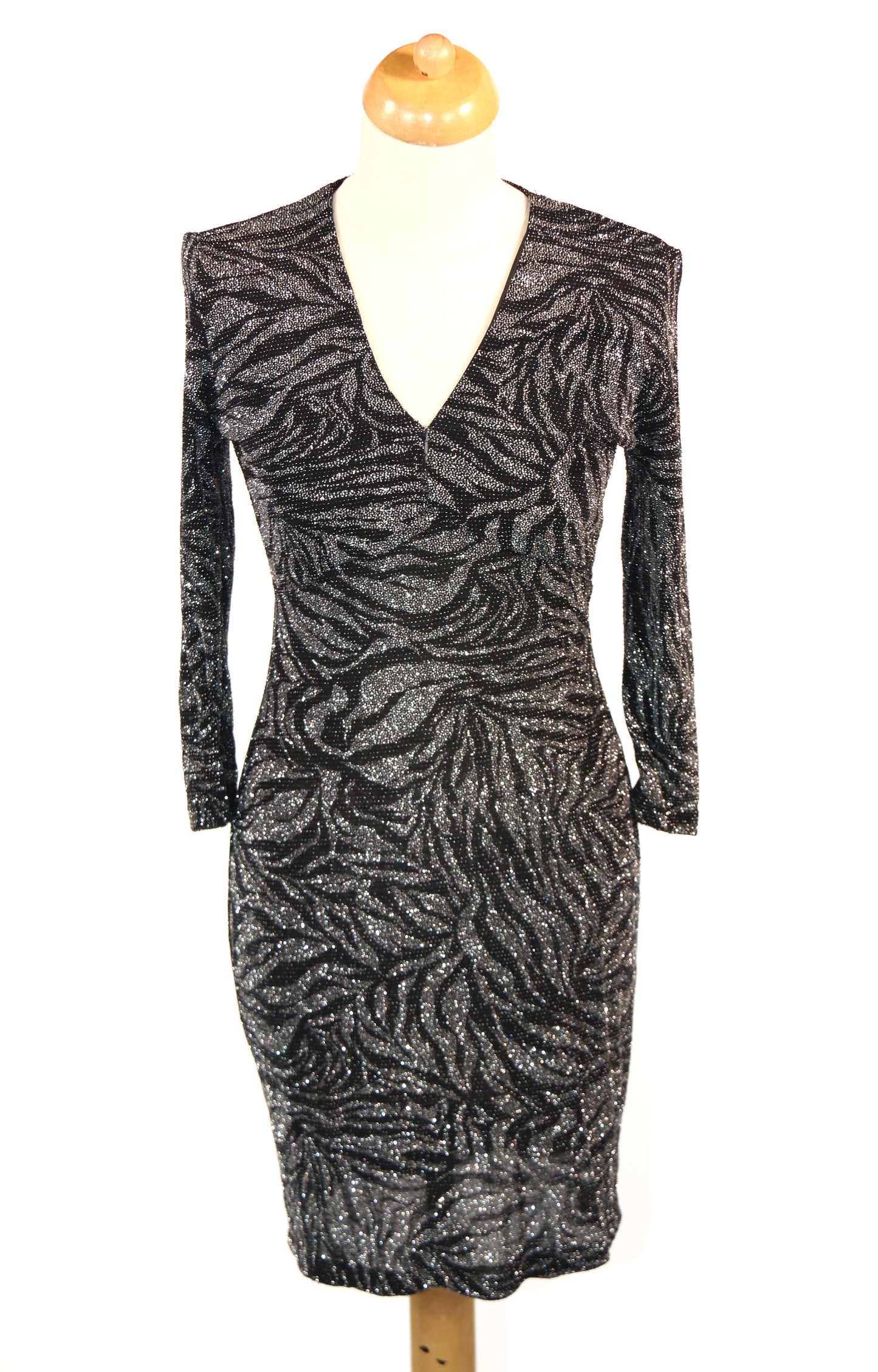 Blue Black Silver Sequin Disco Dress Various