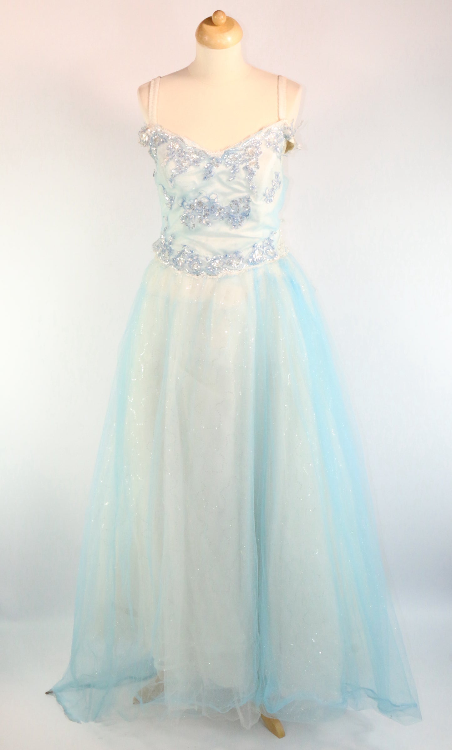 Blue Budget Cinders Ballgown