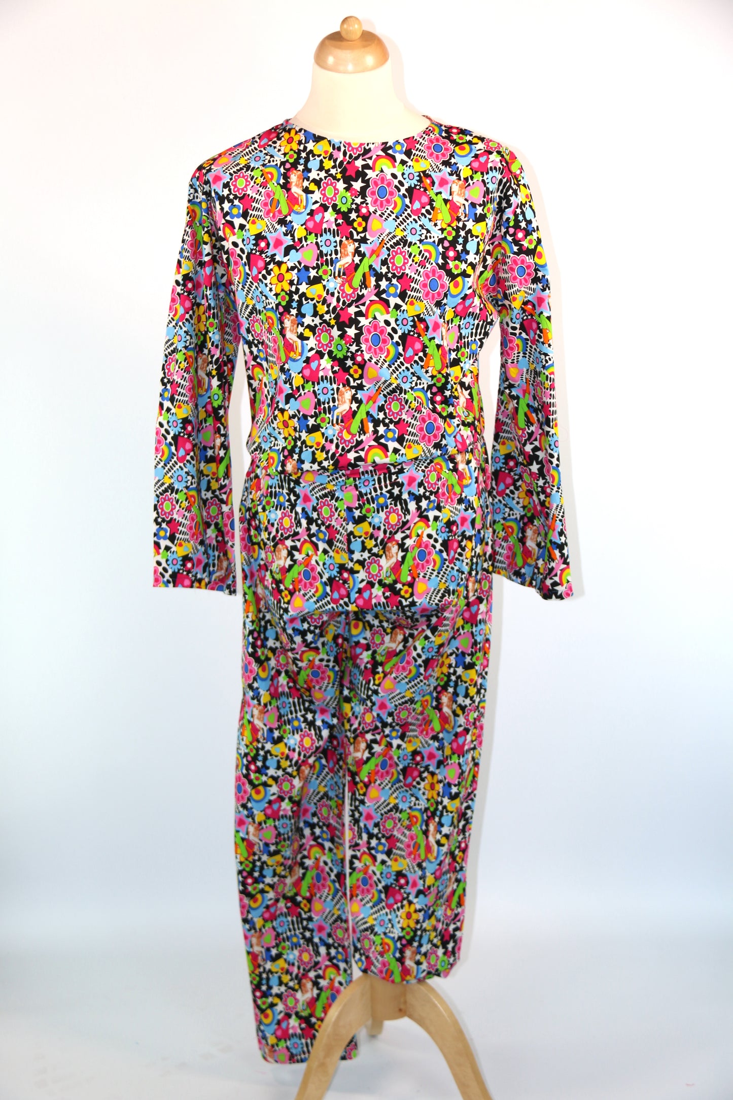 Flower Power Dame Two Piece Suit