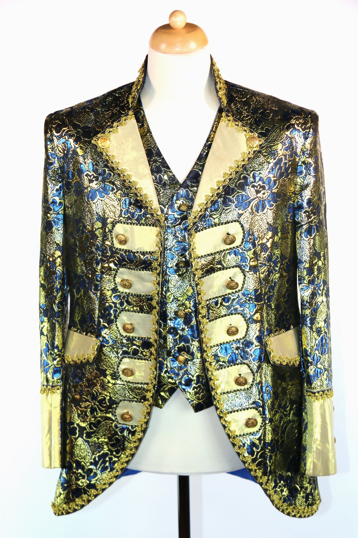 Gold Blue Court Two Piece Panto Deluxe