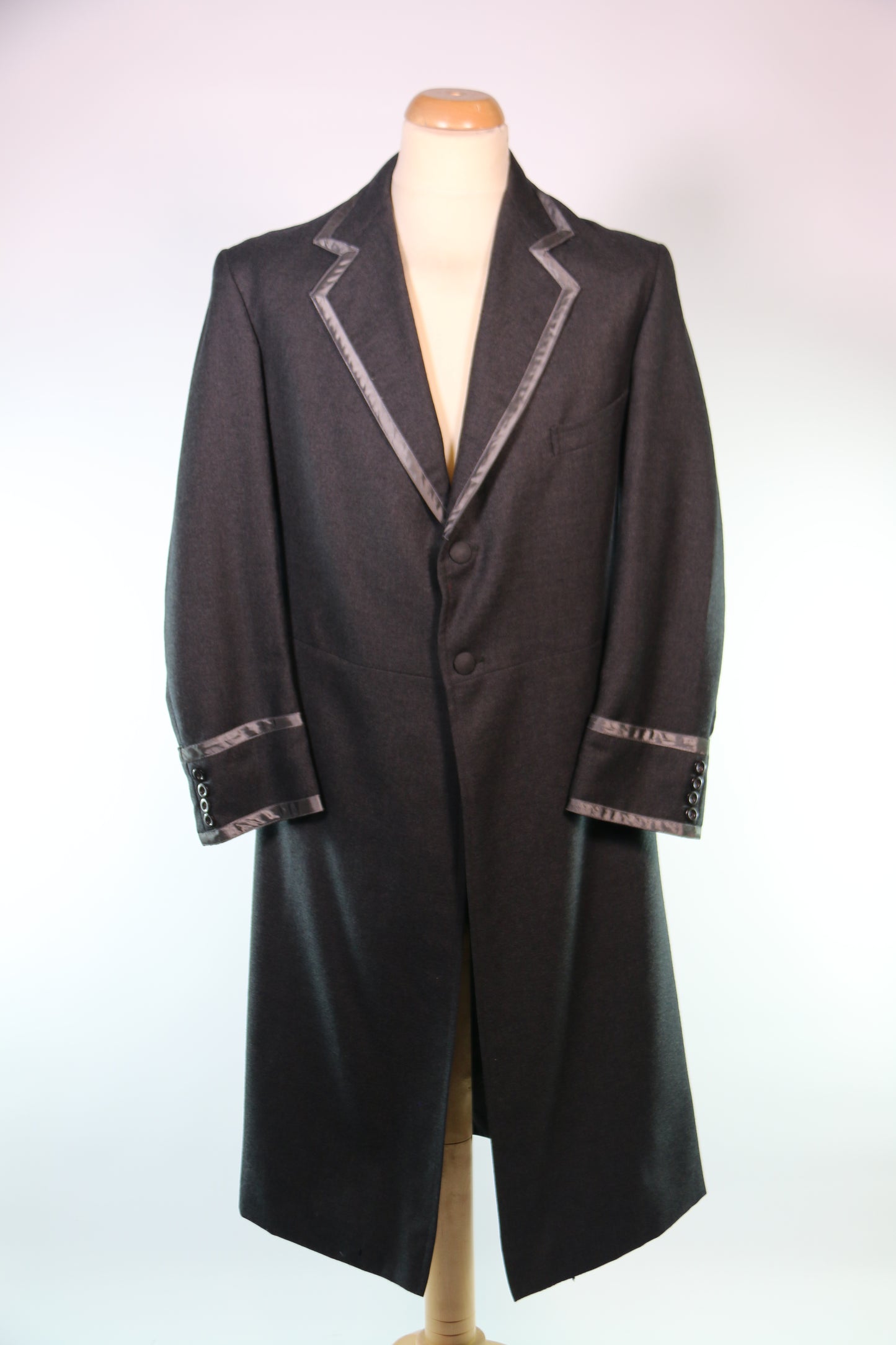 Grey Long Victorian Coat