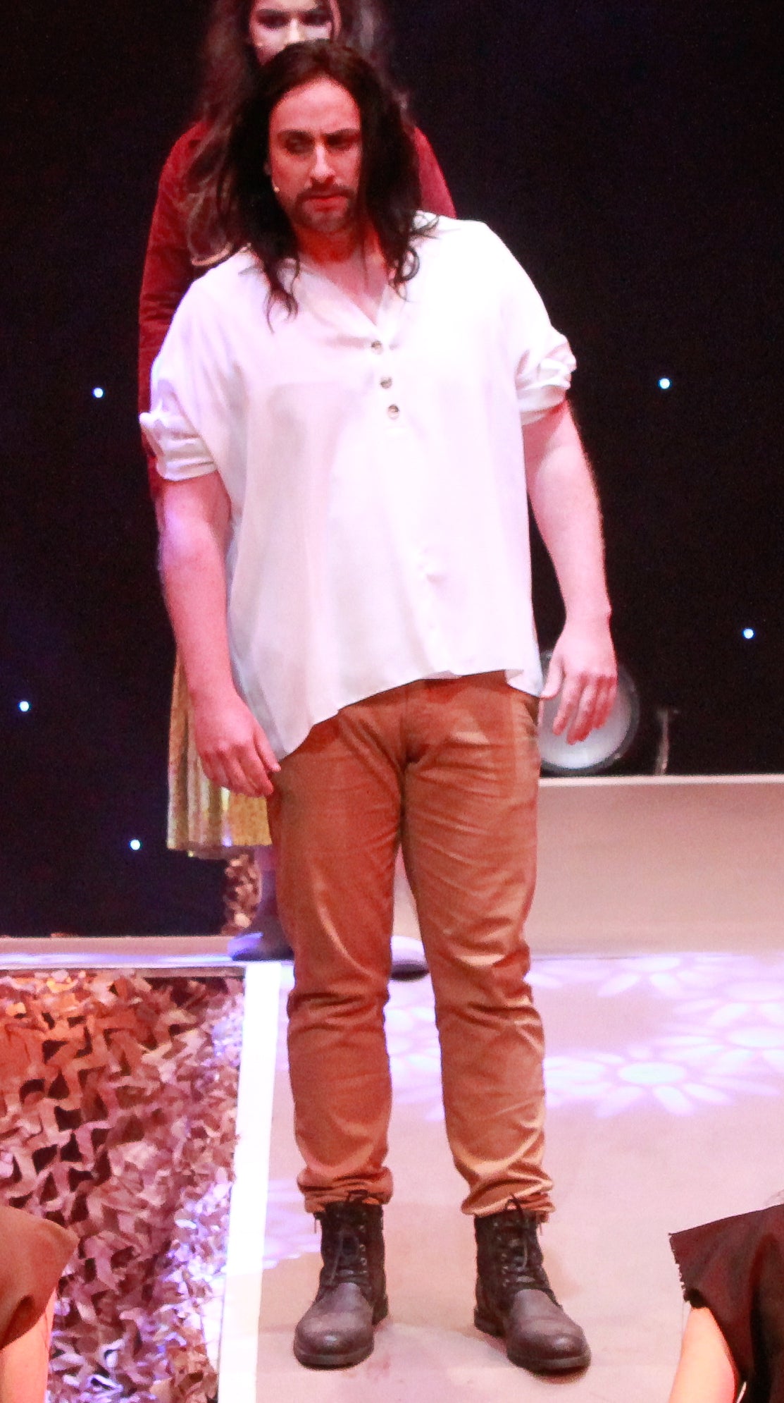 Tan Brown Jesus Cargo Pants