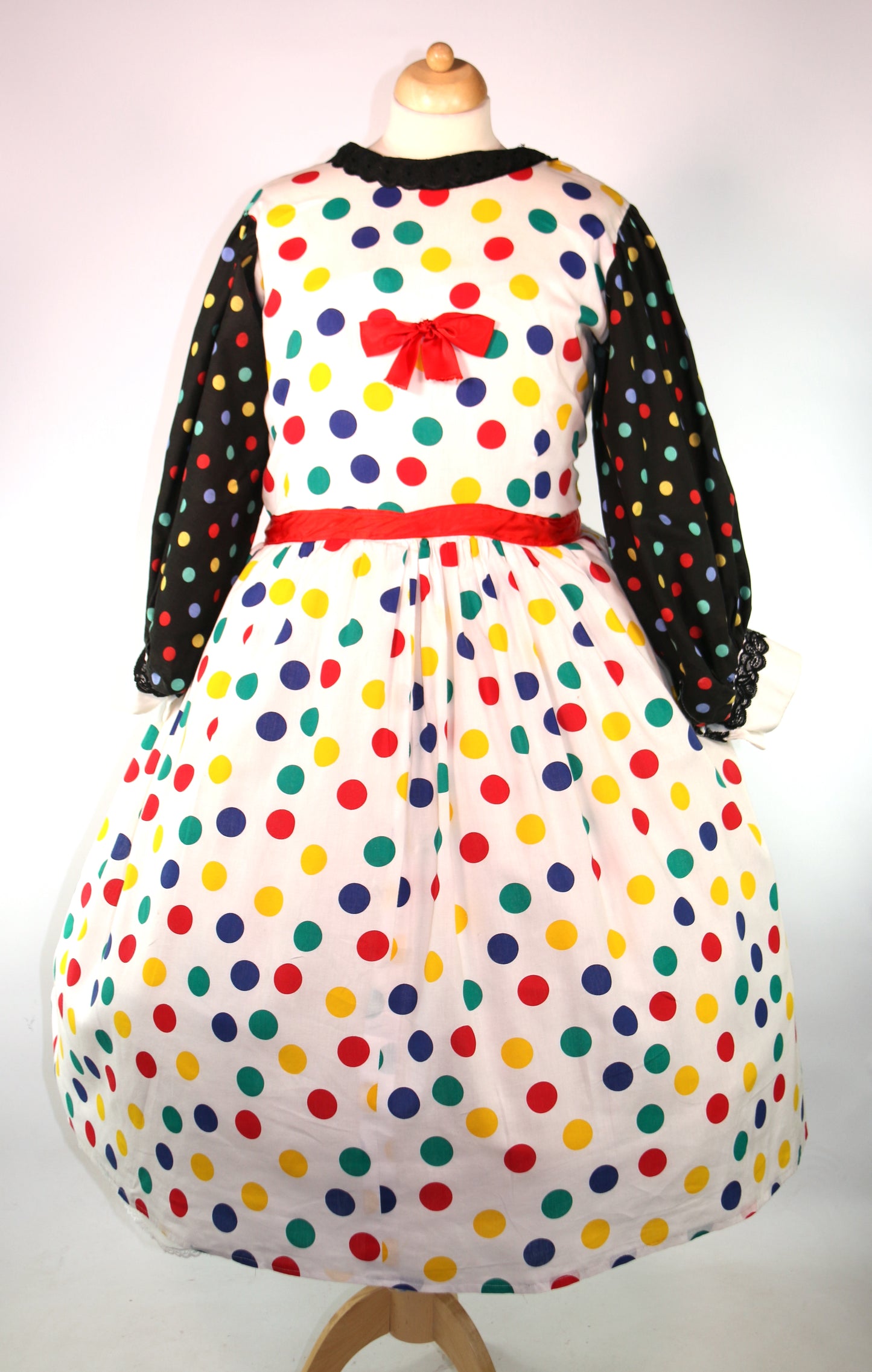 Multi Spot Traditional Dame Dress
