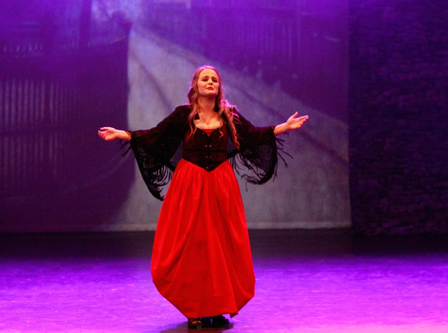 Nancy Red Dress Shawl