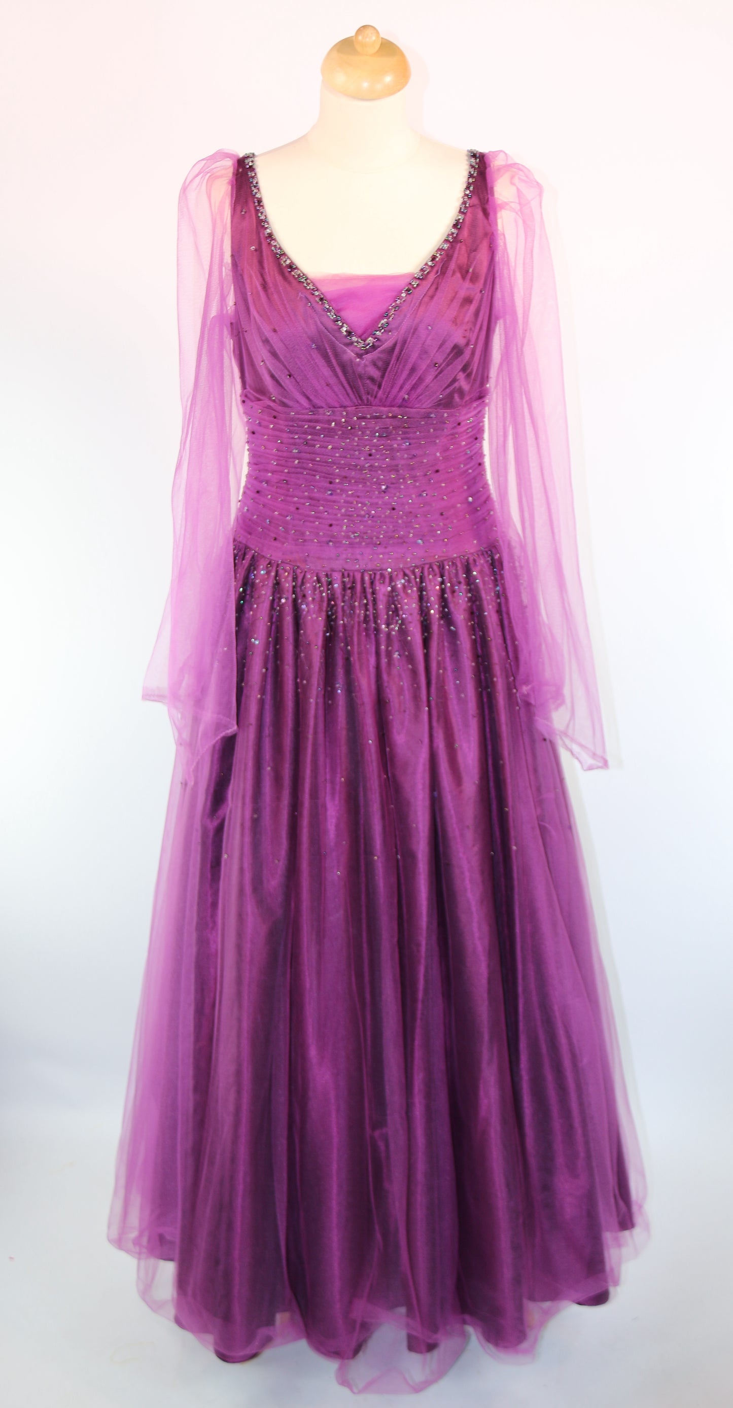 Purple Velvet Evil Queen Dress Panto Deluxe