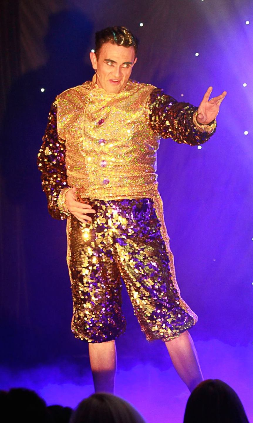 Purple Gold Arabian Two Piece
