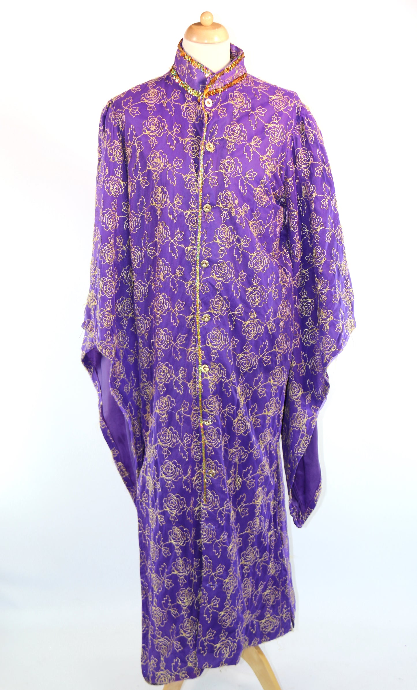 Purple Gold Rose Long Panto Deluxe Jacket