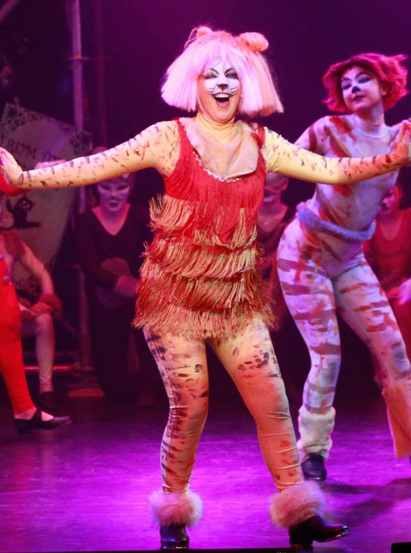 Red Gold Fringe Dress