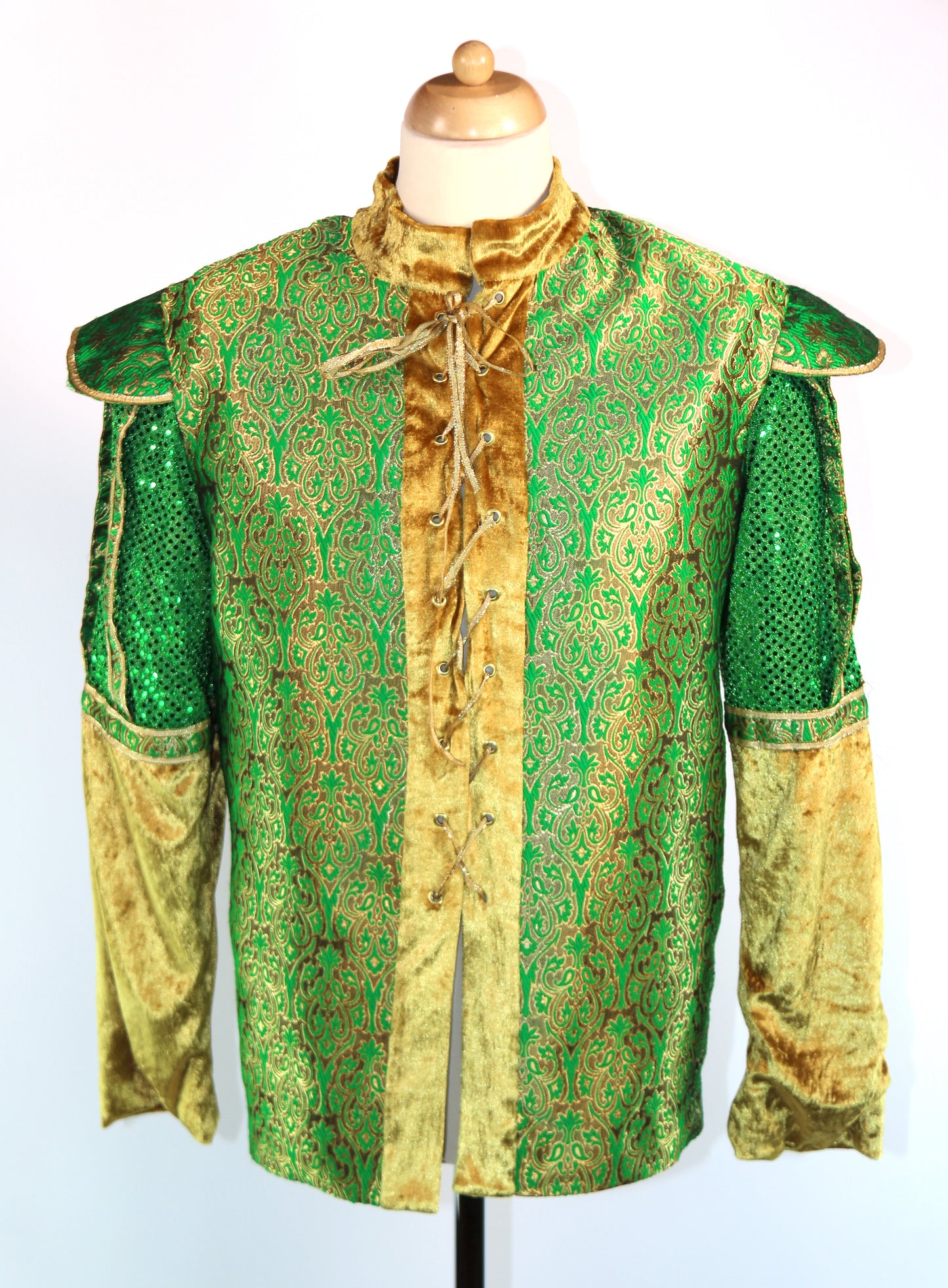 Sammy Green Gold Panto Deluxe Suit