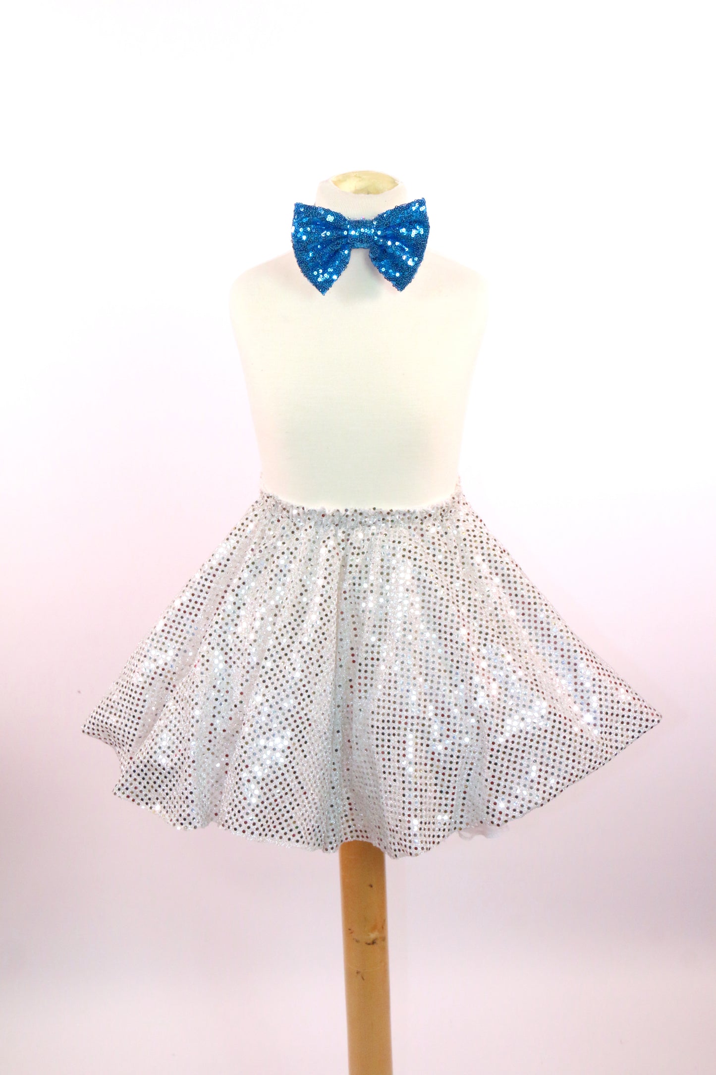 Silver Sequin Circle Skirts