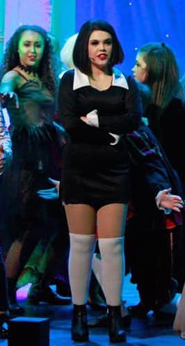 Black White Wednesday Adamms Dress