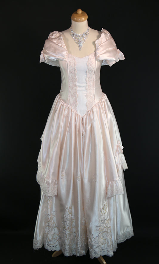 80S Wedding Dress