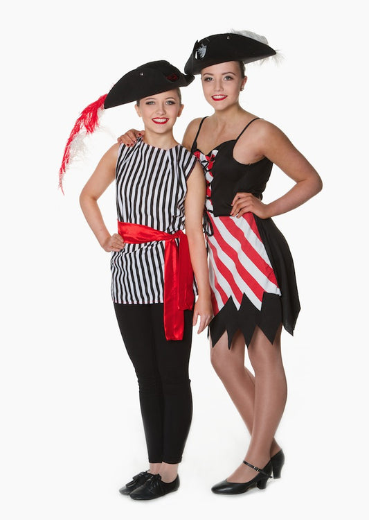 Black White Stripe Pirate Tabbards