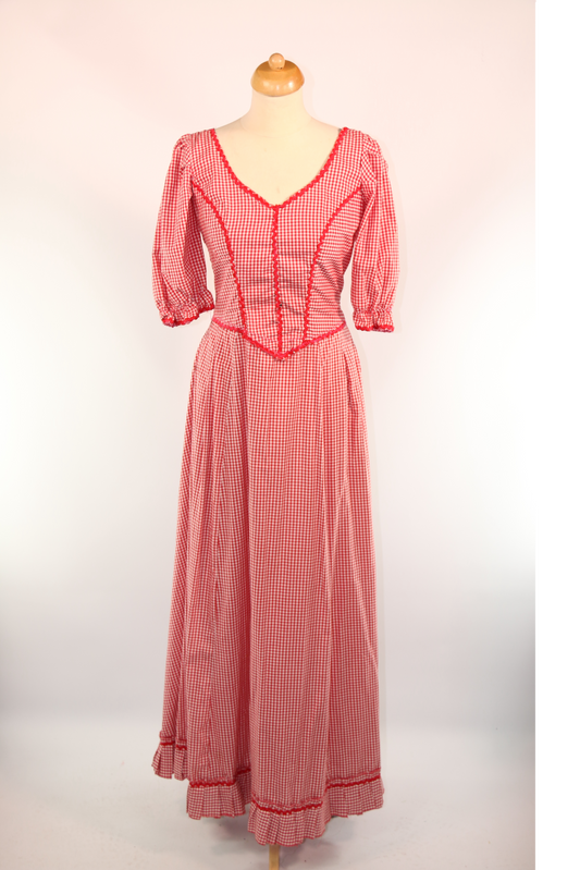 Gingham Plain Country Dresses Various