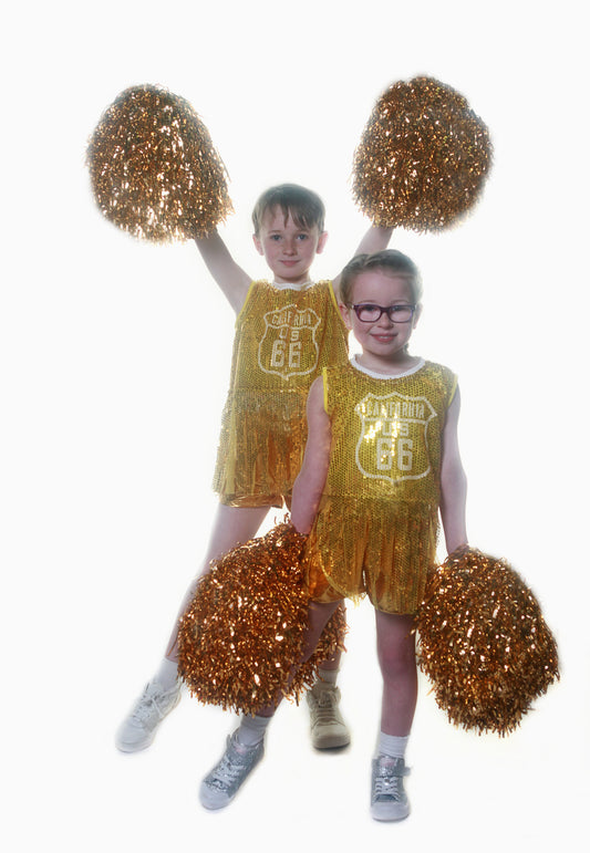 Gold Route 66 Hip-Hop Suits