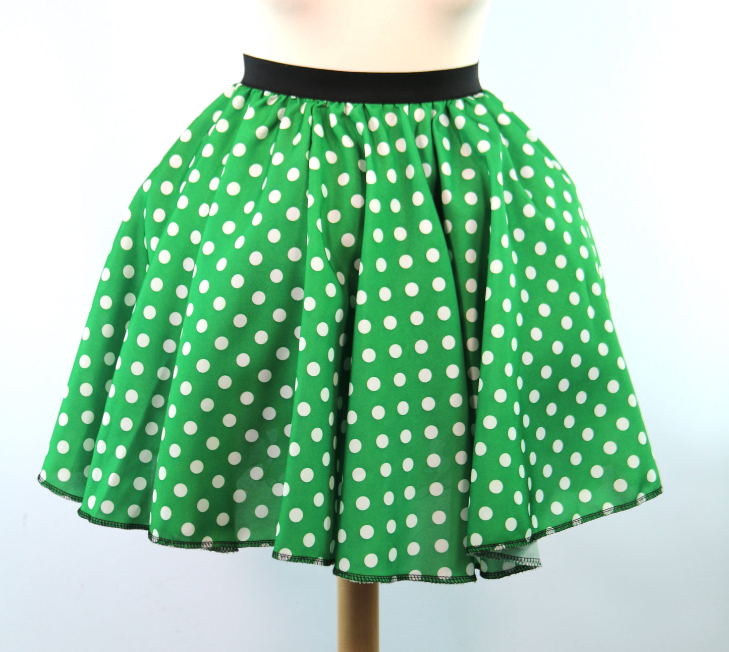 Green Polka Dot Skirts