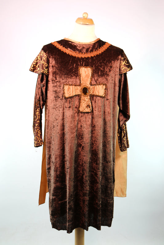 Medieval Prince Brown Cloak