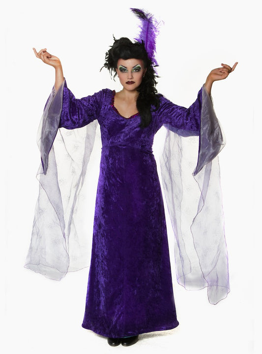 Purple Princess Velvet Dress