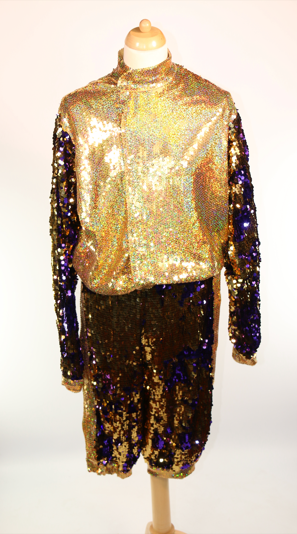 Purple Gold Genie Suit
