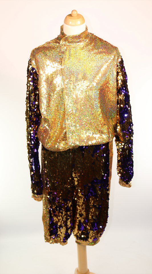Purple Gold Genie Suit