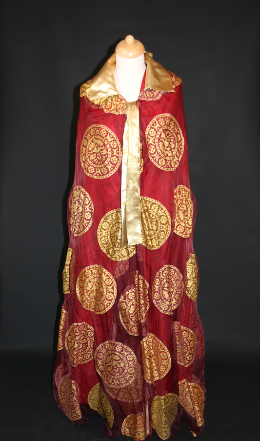 Wine Gold Ethereal Cape