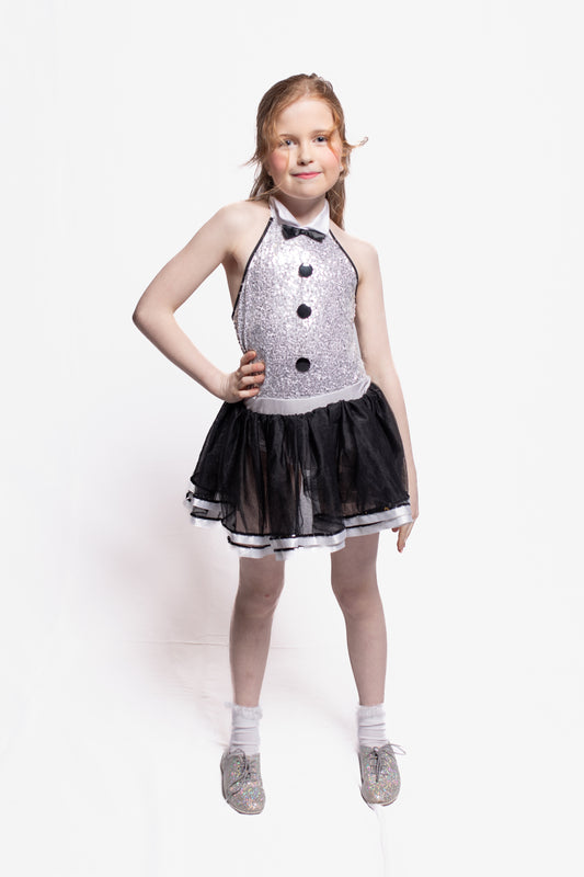 Showtune Silver Black Junior Tutu
