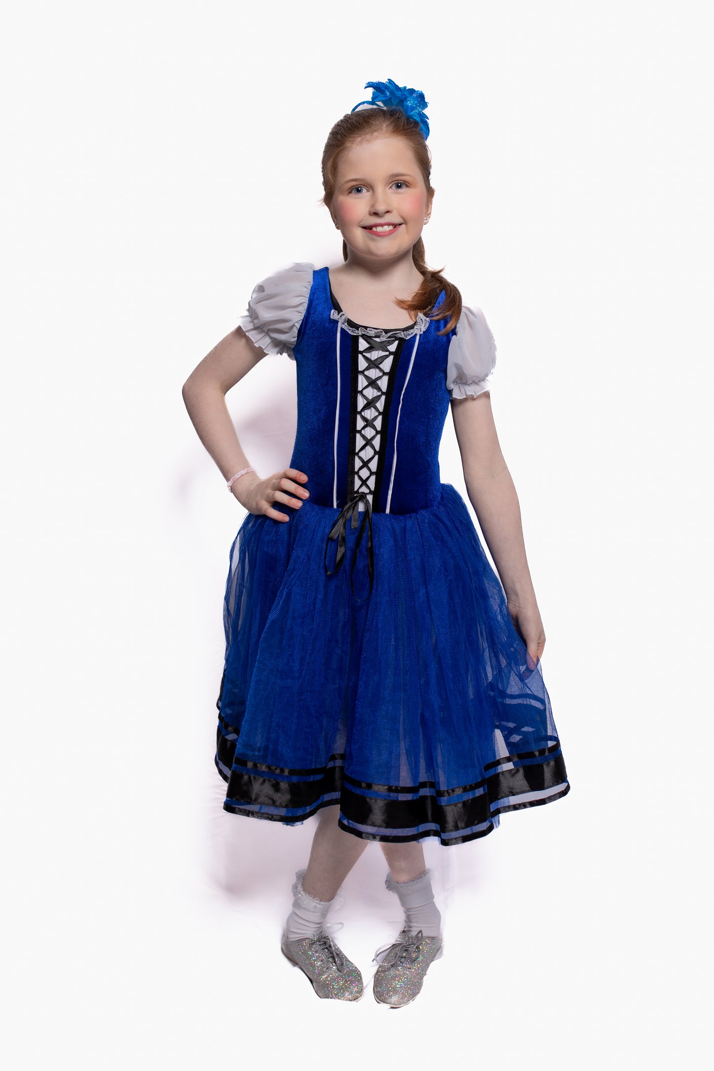Velvet Top Villager Dress