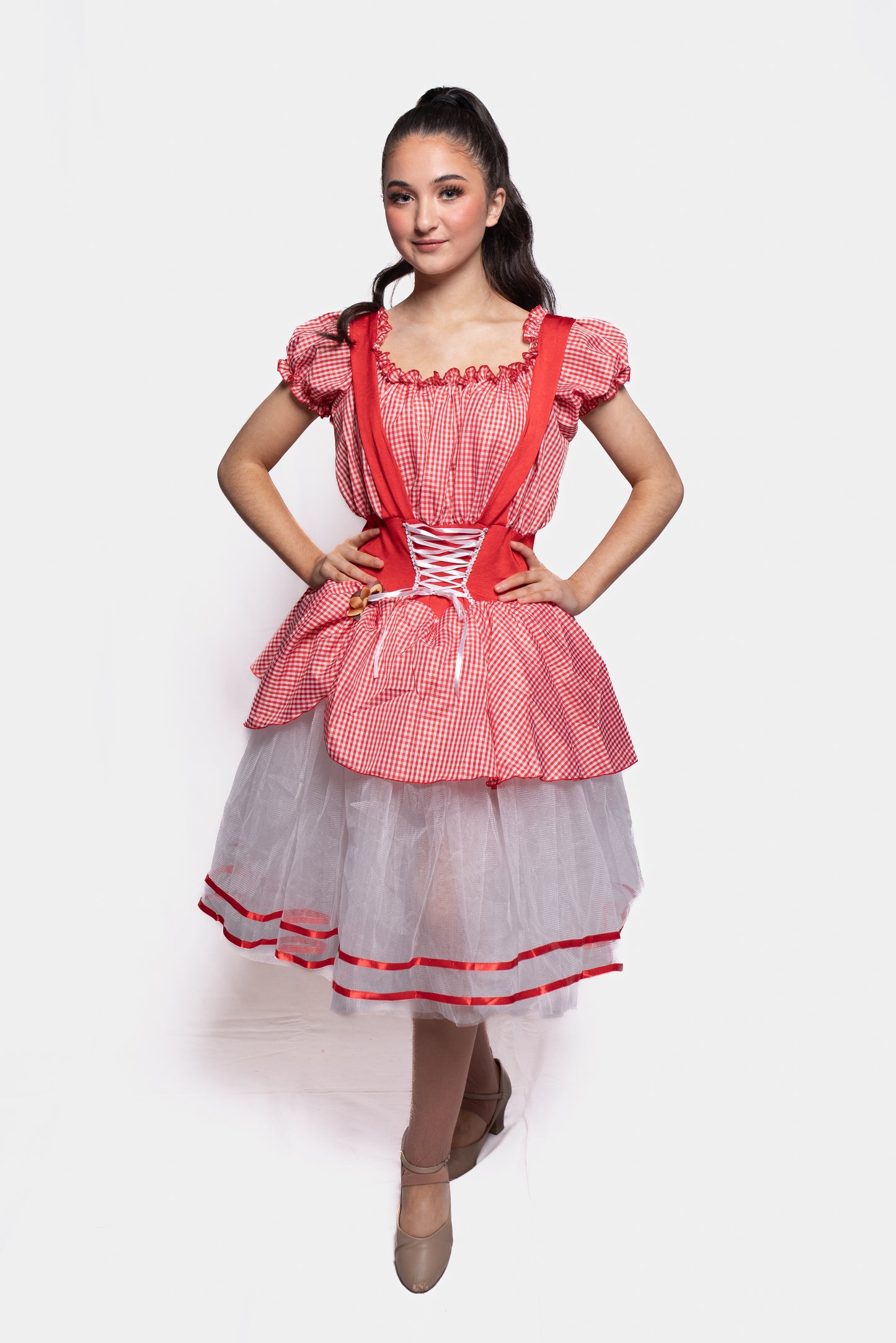 Gingham Villager Dress