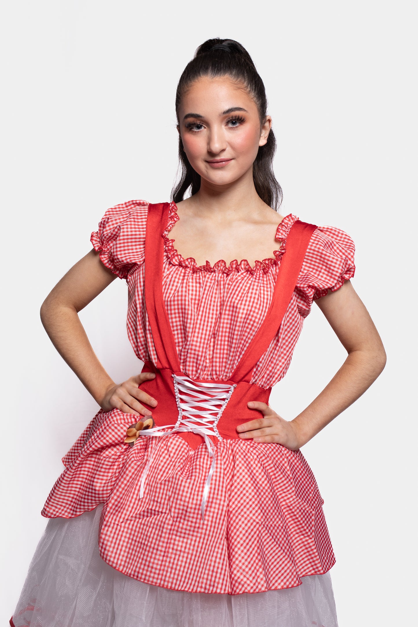 Gingham Villager Dress