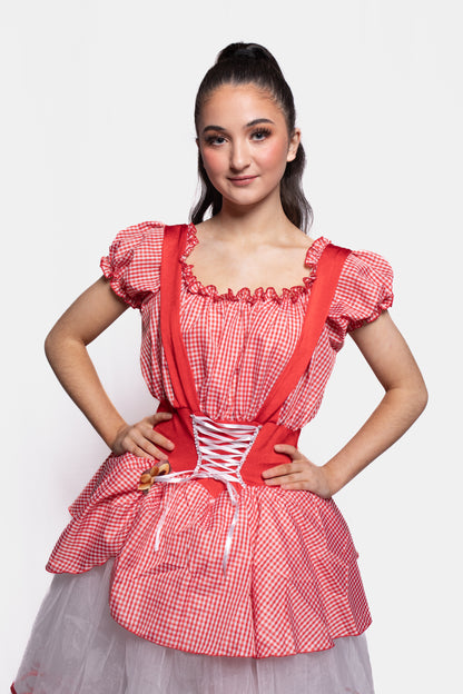 Gingham Villager Dress