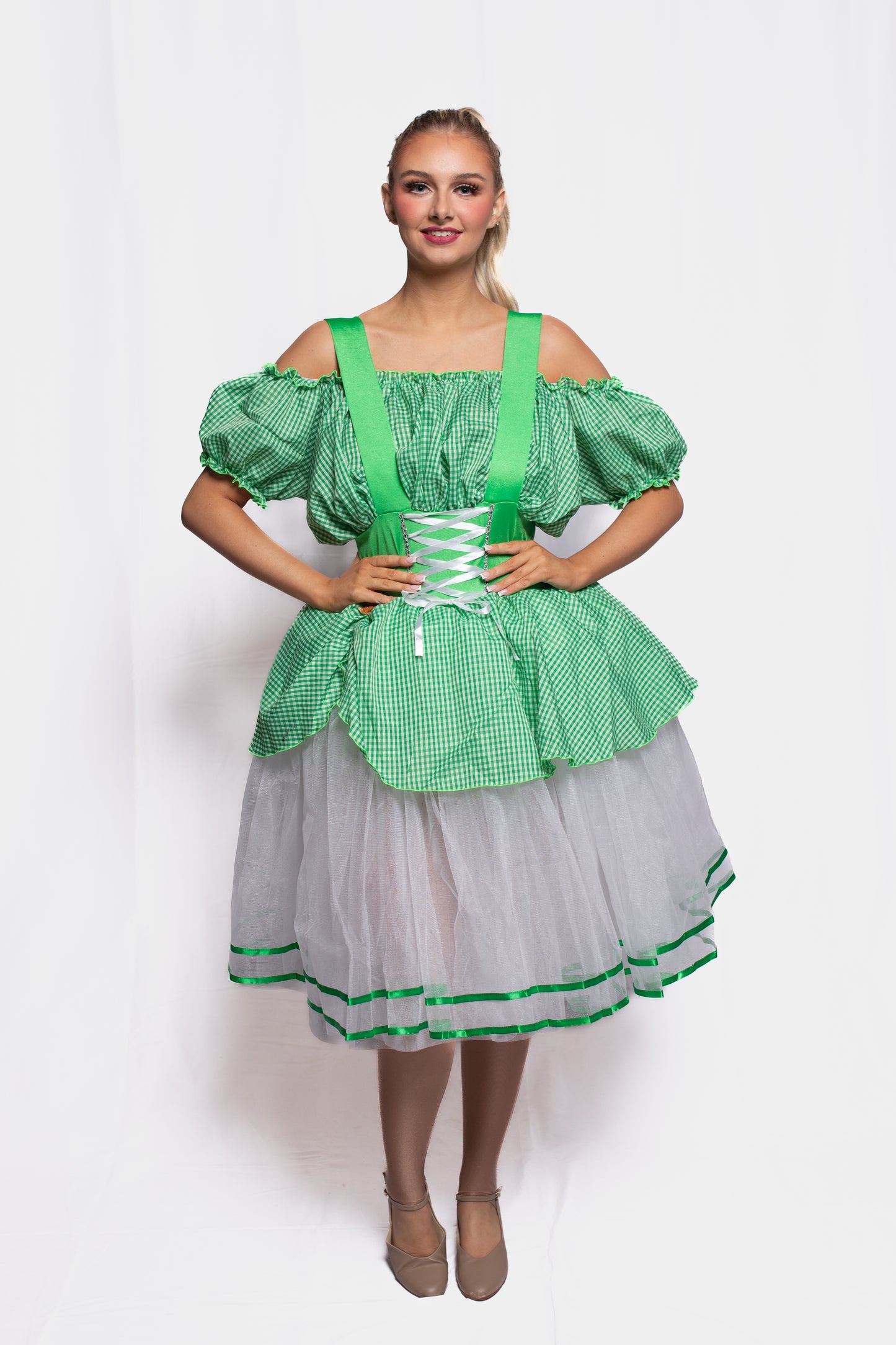 Gingham Villager Dress