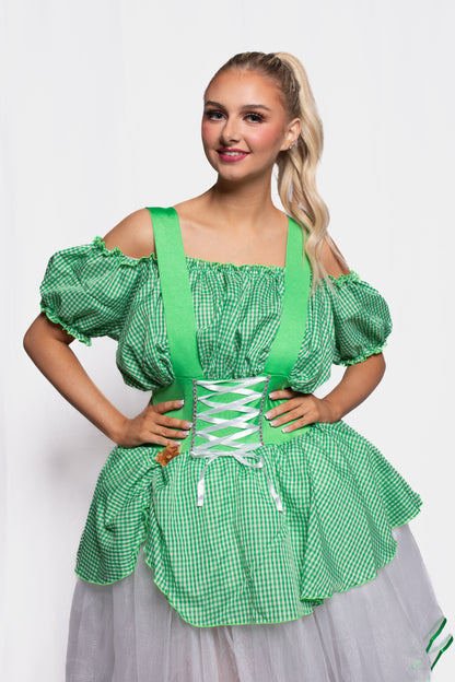 Gingham Villager Dress