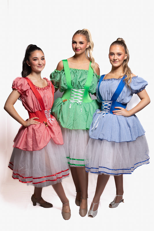 Gingham Villager Dress