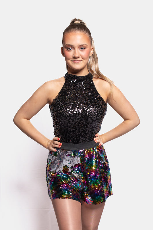 Multisequin Pride Shorts