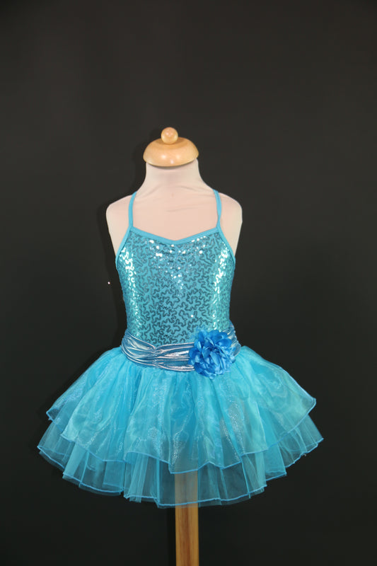 Aqua Blue Pink Tots Cutie Pie Tutus