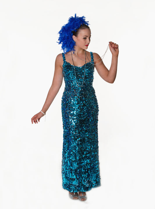 Silver Disk Diva Dress