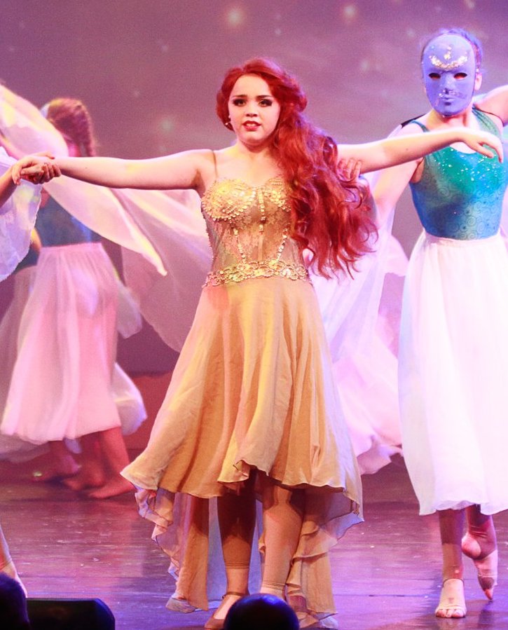 Ariel Human Tranmfomation Flesh Nude Dress