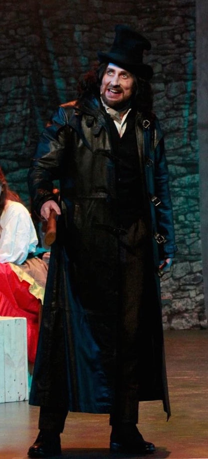 Sykes Van Helsing Full Length Leather Coat