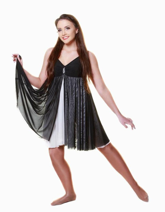 Black Chiffon Lyrical Skirt
