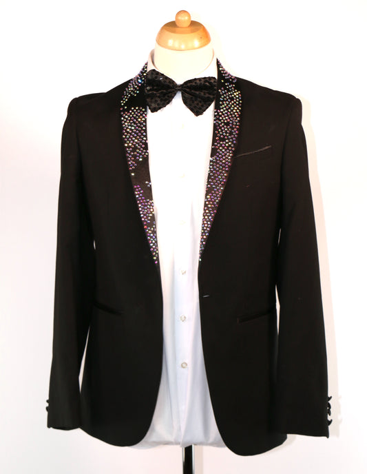 Black Bling Diamonte Blazers Various