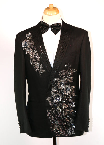 Black Bling Diamonte Blazers Various