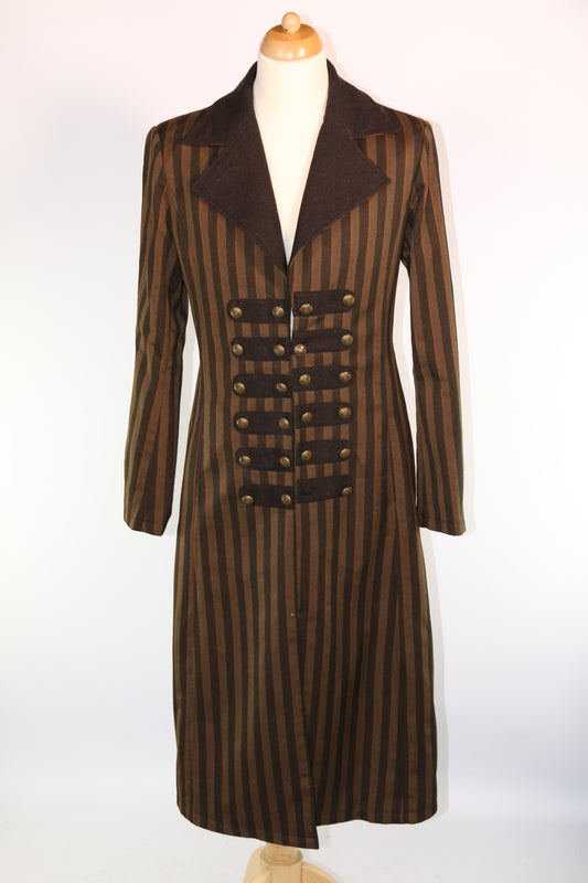 Black Brown Georgian Frock Coat