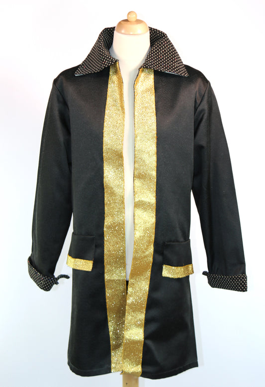Black Gold Character Panto Deluxe Coat