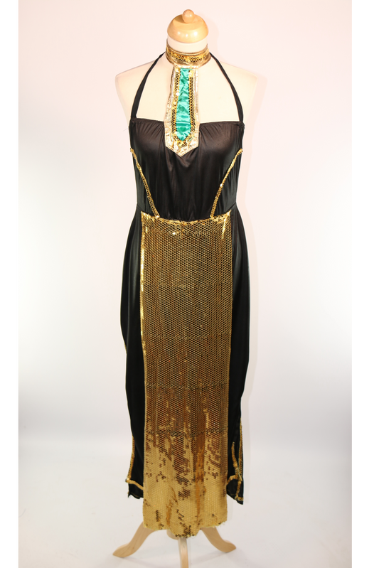 Black Gold Cleopatra Dress