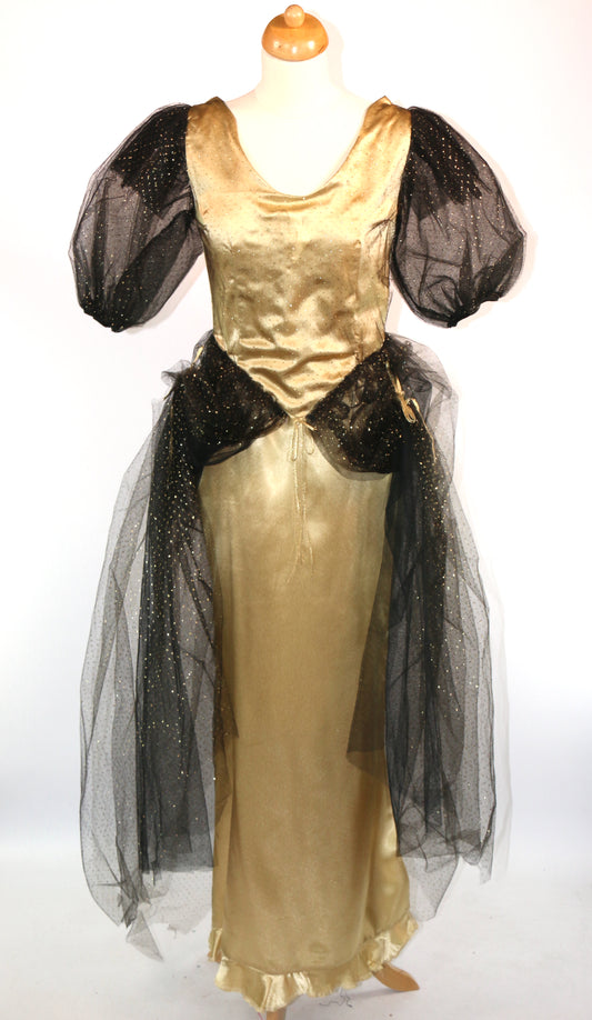 Black Gold Evil Queen Dress