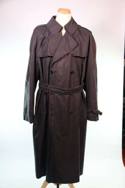 Black Mac Trench Coat