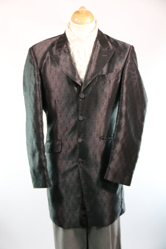 Black Satin Gothic Frock Coat