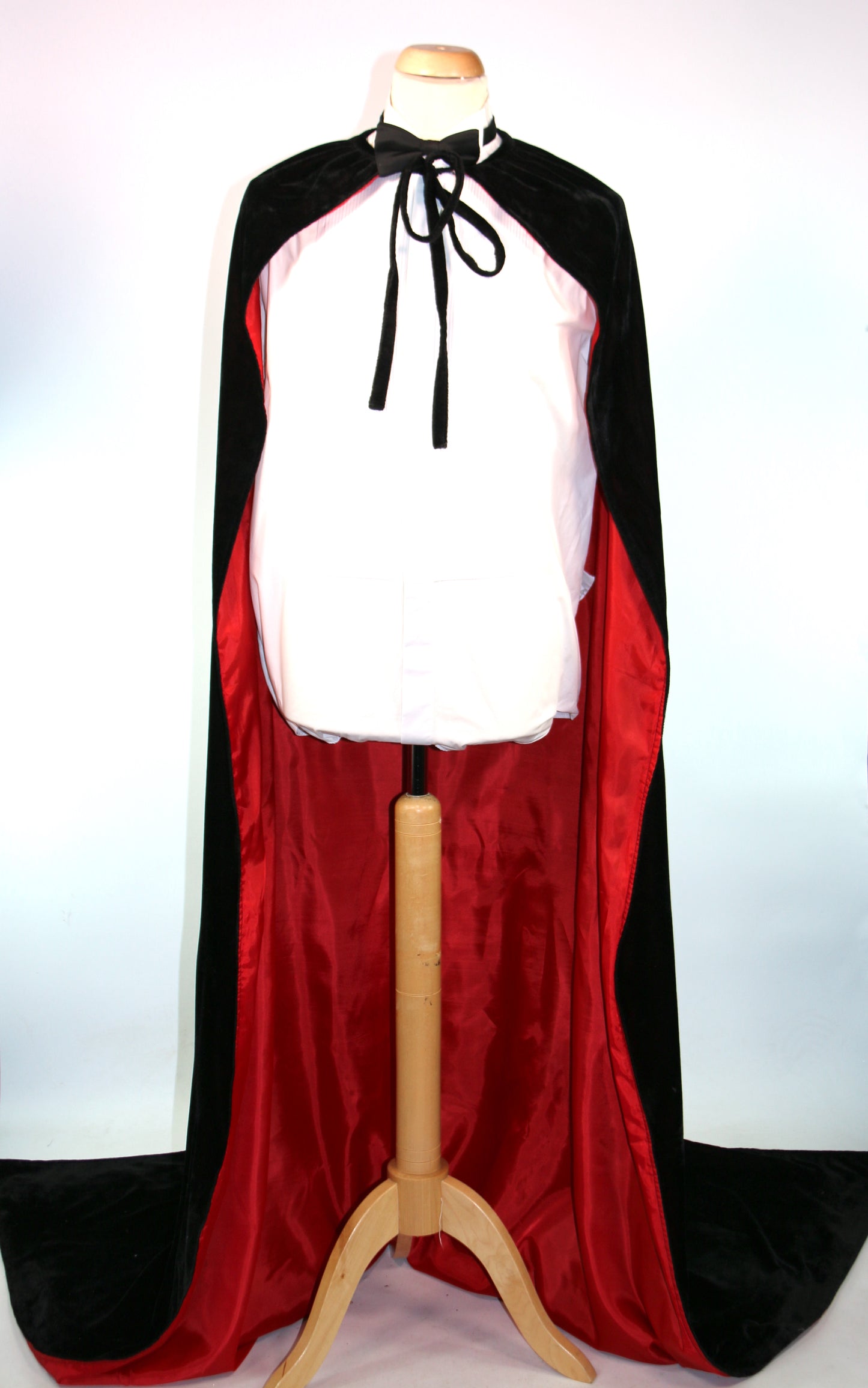 Black Velvet Exra Long Cape